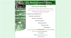 Desktop Screenshot of breezewoodcabins.com
